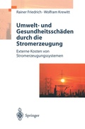 Cover: Umwelt- und Gesundheitssch&auml;den durch die Stromerzeugung - Springer