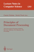 Cover: Principles of Document Processing - Springer