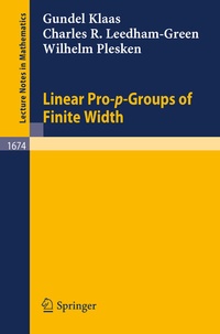 Abbildung von: Linear Pro-p-Groups of Finite Width - Springer
