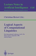 Cover: Logical Aspects of Computational Linguistics - Springer