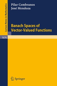 Enlarge image Cover: Banach Spaces of Vector-Valued Functions - Springer