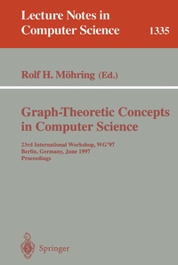 Enlarge image Cover: Graph-Theoretic Concepts in Computer Science - Springer