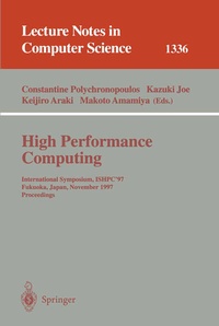 Enlarge image Cover: High Performance Computing - Springer