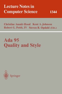 Abbildung von: Ada 95, Quality and Style - Springer