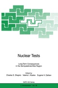 Cover: Nuclear Tests - Springer