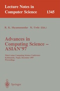 Cover: Advances in Computing Science - ASIAN'97 - Springer