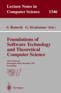 Cover: Foundations of Software Technology and Theoretical Computer Science - Springer
