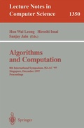 Cover: Algorithms and Computation - Springer