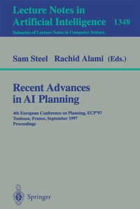 Enlarge image Cover: Recent Advances in AI Planning - Springer