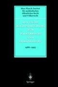 Cover: Deutsche Rechtsprechung zum V&ouml;lkerrecht und Europarecht 1986 - 1993 - Springer