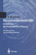 Cover: Ressourcenproduktivit&auml;t - Springer