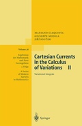Cover: Cartesian Currents in the Calculus of Variations II - Springer