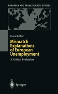 Cover: Mismatch Explanations of European Unemployment - Springer