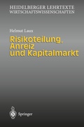 Cover: Risikoteilung, Anreiz und Kapitalmarkt - Springer