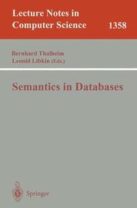 Enlarge image Cover: Semantics in Databases - Springer