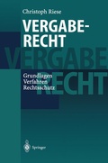Cover: Vergaberecht - Springer