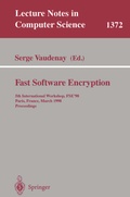 Cover: Fast Software Encryption - Springer