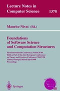 Cover: Foundations of Software Science and Computation Structures - Springer