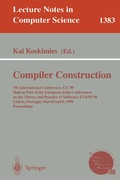 Cover: Compiler Construction - Springer