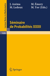 Enlarge image Cover: Séminaire de Probabilités XXXII - Springer