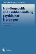 Abbildung von: Frühdiagnostik und Frühbehandlung psychischer Störungen - Springer