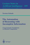 Cover: The Automation of Reasoning with Incomplete Information - Springer