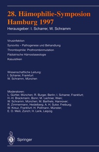 Abbildung von: 28. Hämophilie-Symposion Hamburg 1997 - Springer