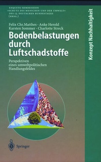 Abbildung von: Bodenbelastungen durch Luftschadstoffe - Springer