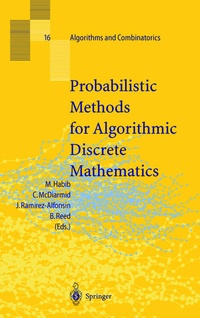 Enlarge image Cover: Probabilistic Methods for Algorithmic Discrete Mathematics - Springer