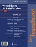 Cover: Der Anaesthesist Weiterbildung f&uuml;r An&auml;sthesisten 1998 - Springer