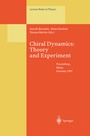 Cover: Chiral Dynamics: Theory and Experiment - Springer