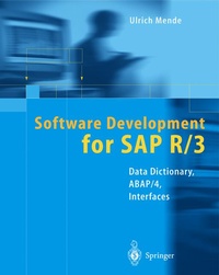 Enlarge image Cover: Software Development for SAP R/3 - Springer