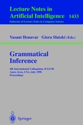 Cover: Grammatical Inference - Springer