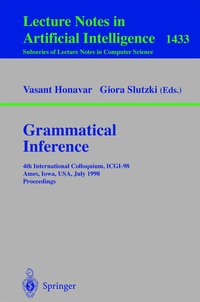 Enlarge image Cover: Grammatical Inference - Springer