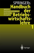 Cover: Springers Handbuch der Betriebswirtschaftslehre 1 - Springer