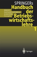 Cover: Springers Handbuch der Betriebswirtschaftslehre 1 - Springer