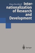 Cover: Internationalization of Research and Development - Springer