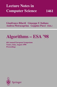 Enlarge image Cover: Algorithms - ESA '98 - Springer