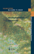 Cover: Metallopharmaceuticals I - Springer