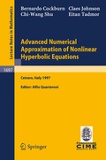 Cover: Advanced Numerical Approximation of Nonlinear Hyperbolic Equations - Springer
