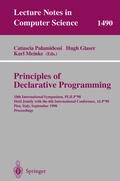 Cover: Principles of Declarative Programming - Springer