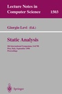 Cover: Static Analysis - Springer