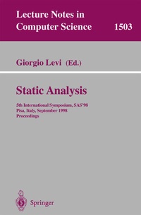 Enlarge image Cover: Static Analysis - Springer