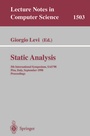 Cover: Static Analysis - Springer