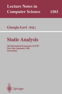 Enlarge image Cover: Static Analysis - Springer