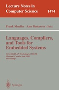 Cover: Languages, Compilers, and Tools for Embedded Systems - Springer
