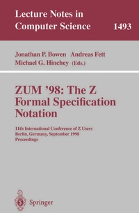 Abbildung von: ZUM '98: The Z Formal Specification Notation - Springer