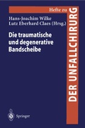 Cover: Die traumatische und degenerative Bandscheibe - Springer