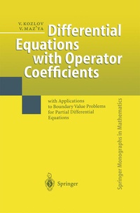 Enlarge image Cover: Differential Equations with Operator Coefficients - Springer