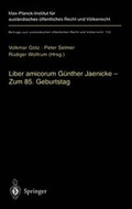 Cover: Liber amicorum G&uuml;nther Jaenicke - Zum 85. Geburtstag - Springer